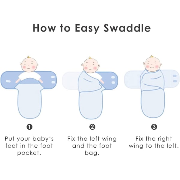 Nyfødt Modtagelses Tæppe Baby Sove Wrap Swaddle