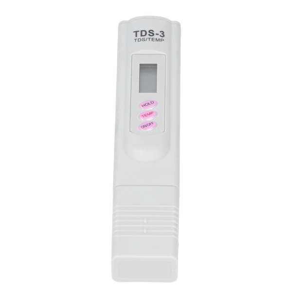 TDS-måler 0-9990ppm, bærbar LCD digital vanntester pennmåler