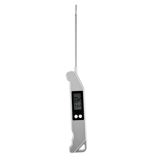 LCD Digital Matvare- og Kjøtttermometer med Foldbar Sonde Kjøkken Matlaging BBQ Grill Temp Tester