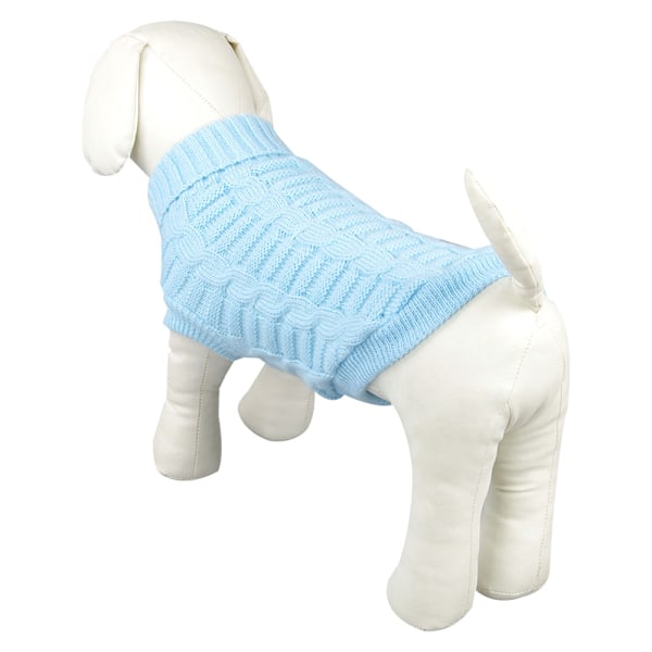 3D Høj Elastisk Ensfarvet Hundetrøje Vinter Hundetøj Kæledyr Kattetøj Hundetøj