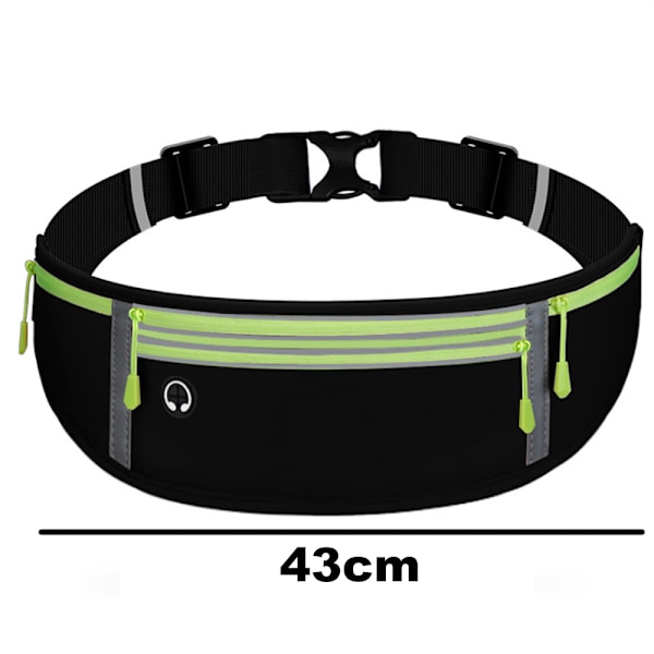 Smal Löpband, Träningsbälte för Män Kvinnor, Löparbälte för Löpning Promenader Cykling Camping