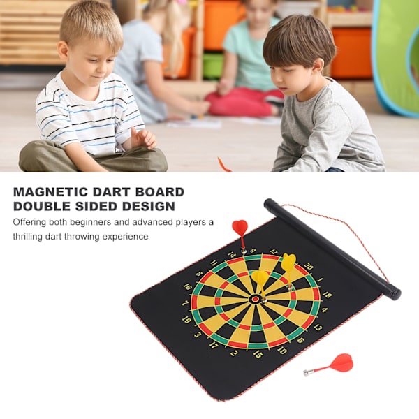 Magnetisk Darttavla Dubbelsidig Interaktiv Oändlig Kul Säker Magnetisk Darttavla Spel