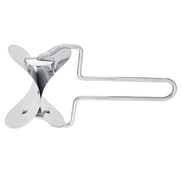 Rustfrit Stål Dumpling Wrapper Dej Cutter Cirkel Rulle