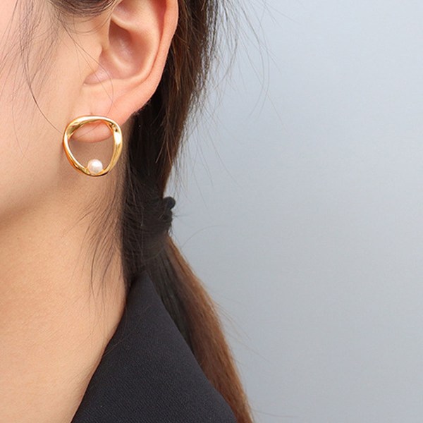 Ørepynt for jenter og kvinner, chunky hoops i flerpakning, ørepynt til bursdagsfestgaver