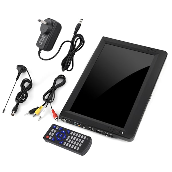 LEADSTAR Bärbar 12\" 1080P DVB TFT LED HD Digital Analog Färg-TV Television AU-kontakt