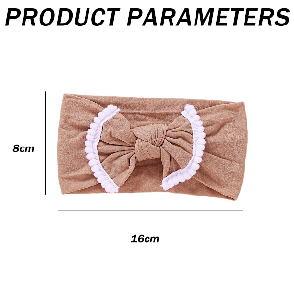 10 st Baby Hårband Turban Knuten, Flickors Hårband för Nyfödda, Småbarn och Barn