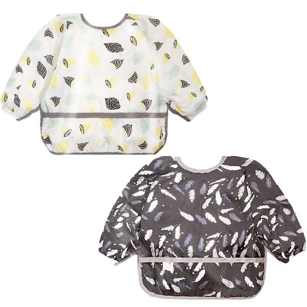 Långärmade Babysalladar, Spädbarnssalladar För Att Äta, Plast Salladar, Babysalladar, Avvänjningssallader, Smock Salladar