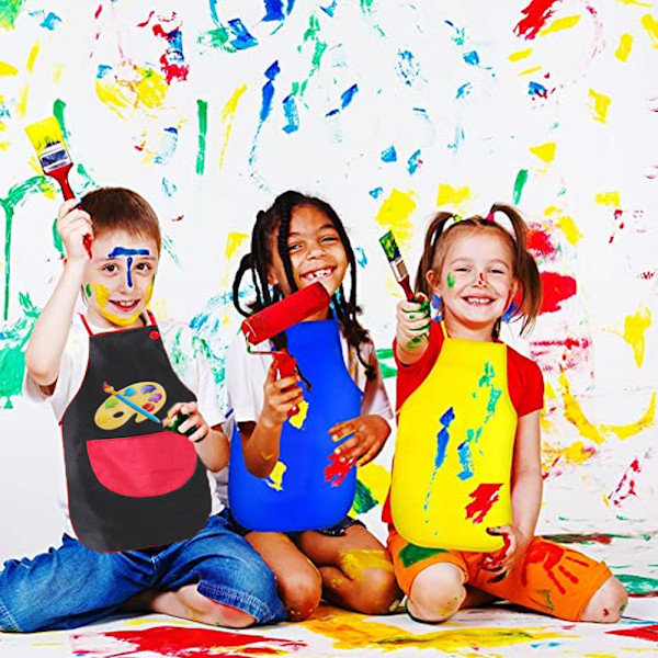 Vandtætte Kunstnermaleri Forklæder Børne Kunst Smocks Toddler Smock