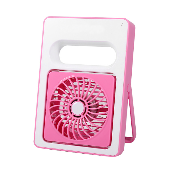Mini Kannettava USB-Latautuva Sähkötuuletin Pöytäkäyttöön Käsikäyttöinen Tuulettimet Käytännöllinen Kotiin Toimistoon Vaaleanpunainen