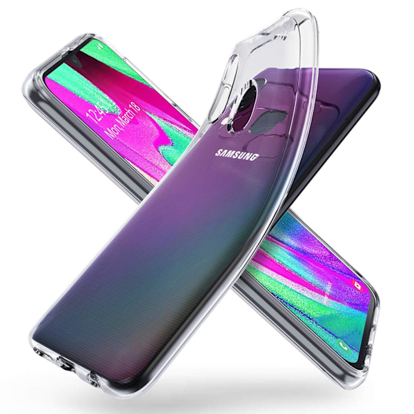 Galaxy A40, TPU Shell, Transparent