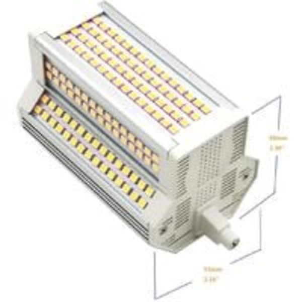 R7S LED-lampa 50W Varmljus Dimbar 3000k Dubbelsidig J118 J Typ 118mm 4,64 LED-strålkastare 5000LM 500W Ekvivalent Halogen Gatuljus 200 grader