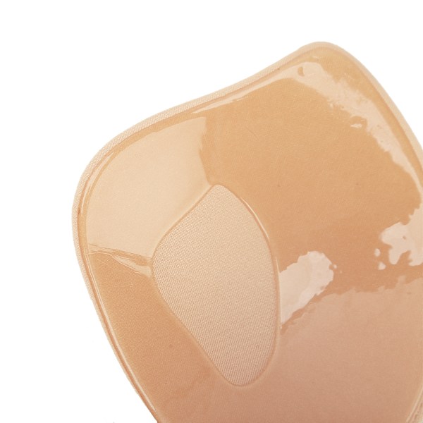 Rygglös Bröstbh V-formad Push Up Strapless Plunge Självhäftande Bh för Kvinnor (Hudfärg C)
