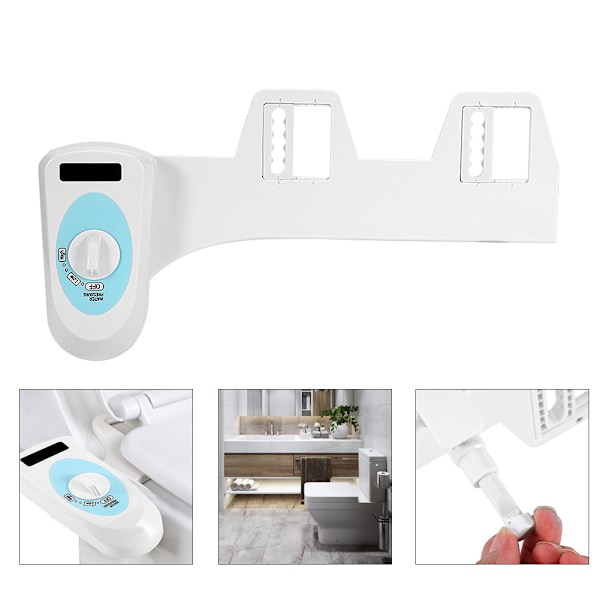 WC-bidet duschtoalett för intim rengöring, justerbart vattentryck, kallt vatten