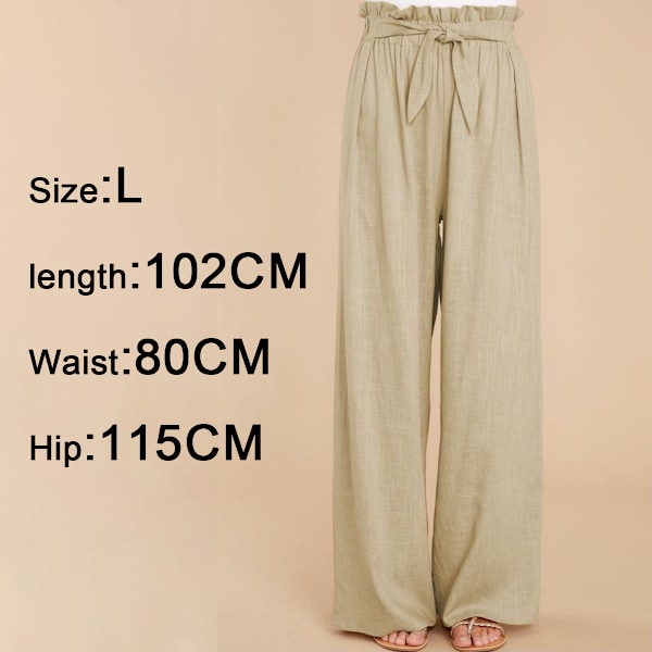 Dam Casual Elastiska Midja Solid Bekväma Jogging Jogger Byxor med Fickor