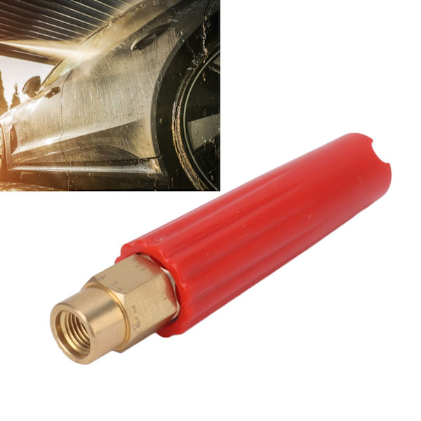 Messing Slange Dysesæt Justerbar Twist Slange Dysesæt Heavy Duty Have Roterende Slange Dysesæt Trykvasker Dysesæt 1/4 Skrueforbindelse