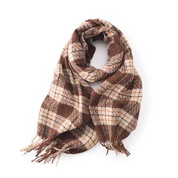 Vinterhalsduk for damer, Mote Rutete Skjerf for Kvinner Style 2