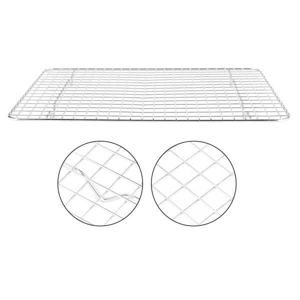 Multifunksjonelle rustfrie stål grillrister med non-stick belegg