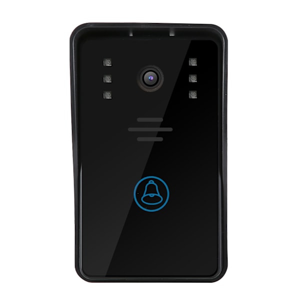 Touch Dörrinmatningssystem Klocka Visuell Nattseende Regnsäker Intercom Dörrklocka (100-240V)EU