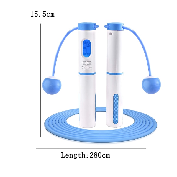 Hoppetov, Springtov med Kalorie Tæller, Justerbar til Fitness, Træning, Workout, Bokse