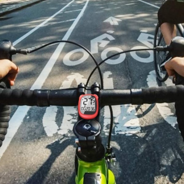 M3 Mini GPS Cykelcomputer, Trådlös Cykelodometer och Hastighetsmätare Cykelcomputer IPX5 Vattentät Cykelcomputer med LCD-Skärm för Utomhus Män