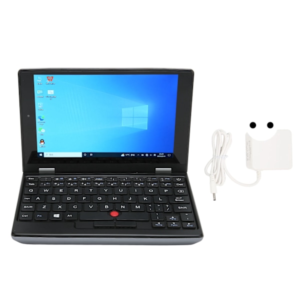 Minibärbar dator 7 tum pekskärm 12 GB RAM Dubbelbands WiFi Framkamera USB3.0 Notebook för kontor skola 100‑240V 12G+512G EU-kontakt