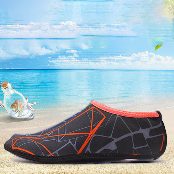 Strandsokker, Dykkersko, Snorkelsko, Koralsko, Trykte Sko Vandsportsko