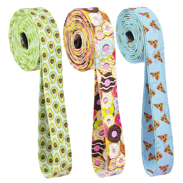 Motståndband Set Tyg Pull Up Assistans Träningsband Stretch Workout Band för Träning