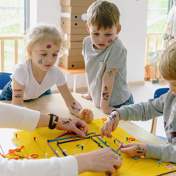 Jouluaiheiset tatuoinnit hauskoja kasvojen tarroja piirrettyjä tatuointeja