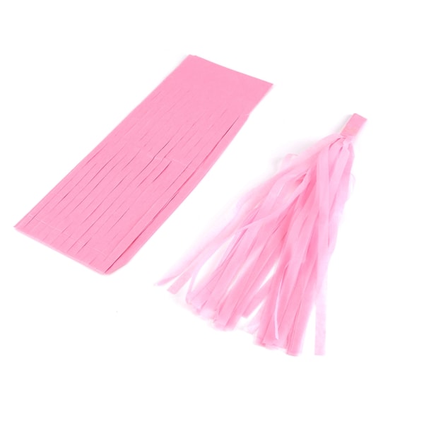 5 st DIY silkespapper tofs kransbunting för ballonghem
