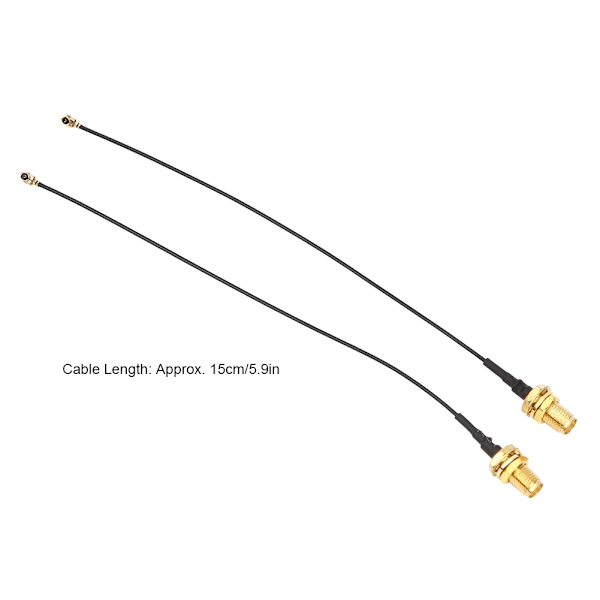 10 st RF-adapterpigtailkabel IPEX till SMAk U.FL antennmatare 15 cm jumpertråd för ansiktsigenkänningsmodul
