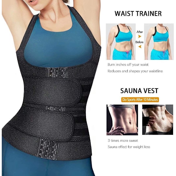Neopren Sauna Sved Waist Trainer Korset Trimmer Vest til Kvinder Vægttab, Talje Cincher Shaper Slimmer