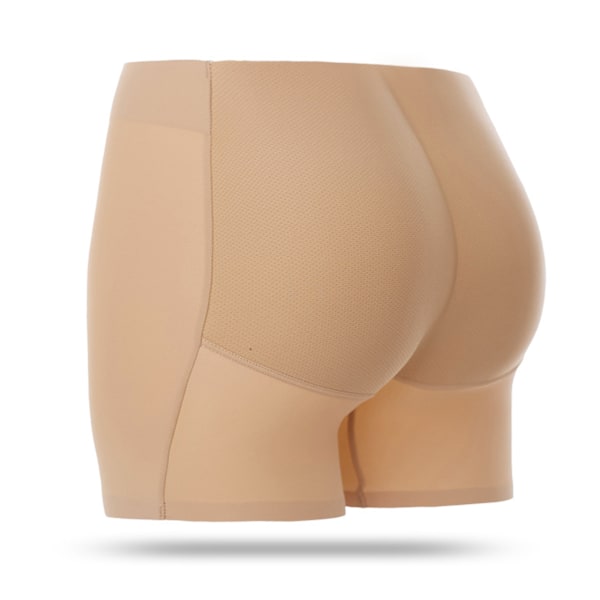 Kvinnors Butt Lifter Padded Underkläder Sömlösa Andningsbara Hip Enhancer Butt Lifter Kalsonger för Kvinnor Hudfärg L