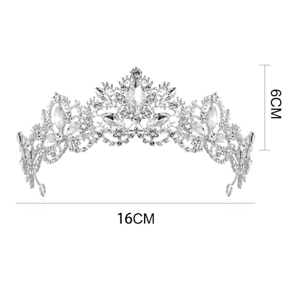 Sppry Rhinestone Krone til Brud, Prinsesse, Kvinder til Bryllup, Fødselsdag, Skønhedskonkurrence, Julegave til Kvinder