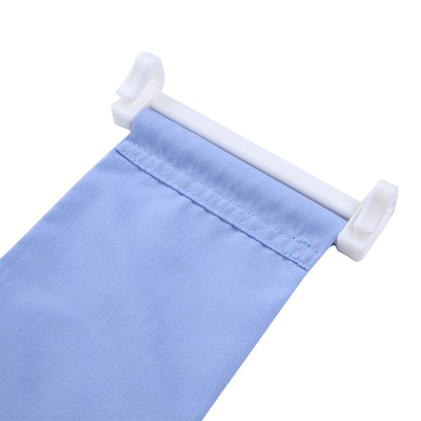 Baby Bade Net Justerbar Anti-Skrid Net Lomme Baby Bade Bruse Mesh Sæde (Blå)