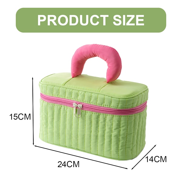 Sminkväska Reseväska Kosmetikväska för Kvinnor Flickor Stor Toalettväska Polyester Imitationsnylonväska