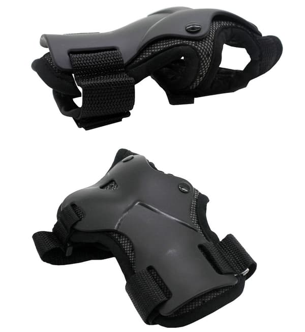 Shockproof Wrist Guards for Men and Women, Black, 1 Pair Protective[TT]