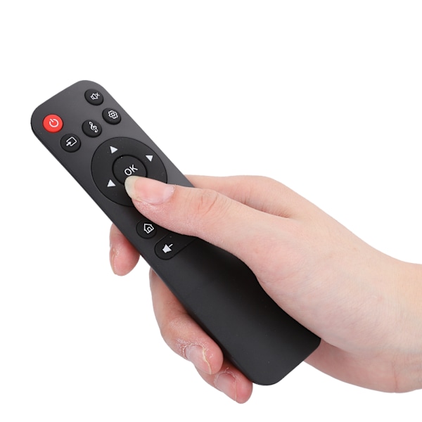 Mini Bärbar HD-projektor Hemmabio Media Player EU-kontakt AC90-240V 50-60Hz Vit