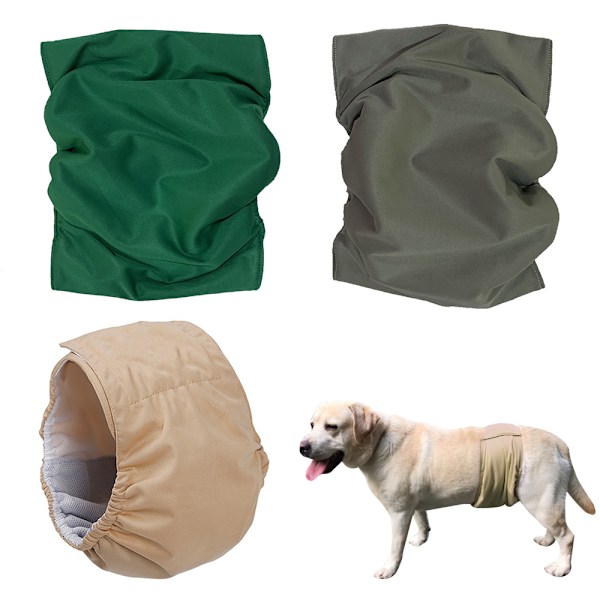 3 stycken husdjur artig vattentät underbyxor hundblöjor hund anti trakasserier brunst blöjor