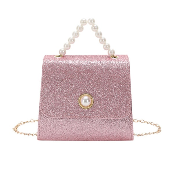 Lämplig för kvinnor dejting Pearl spänne mode liten väska handväska kedja axel crossbody väska.