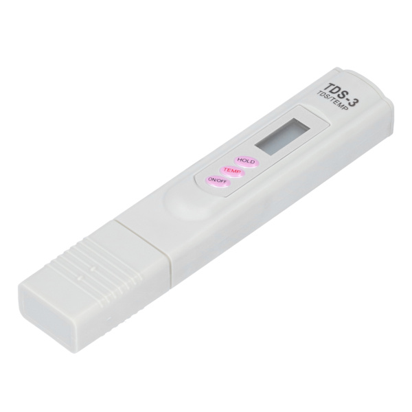 TDS-måler 0-9990ppm, bærbar LCD digital vanntester pennmåler