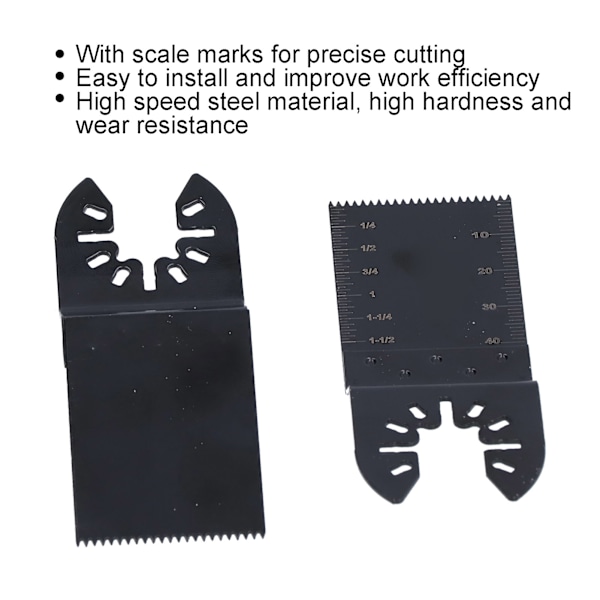 10 stk. Oscillerende Savklinger Hurtigudløsning Højhastigheds Stål Universelle Power Tool Klinger 34mm