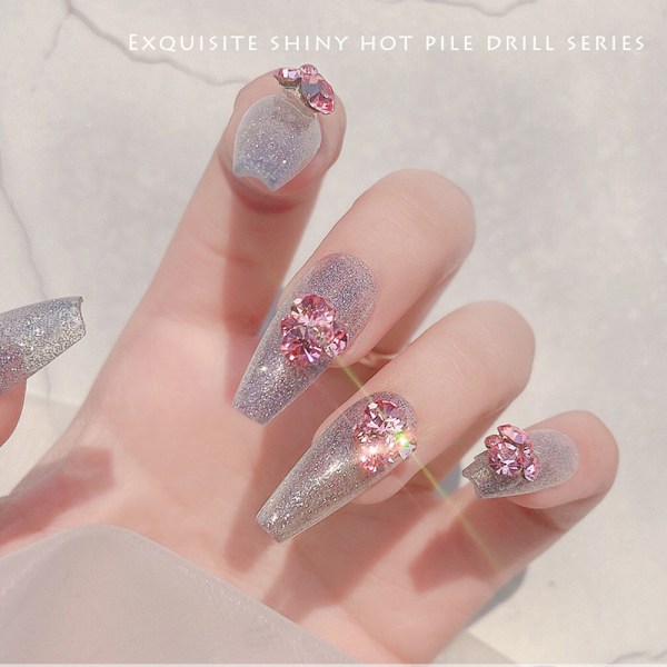 16 stk. Neglekunst Rhinestones Stene med Flatback Negle Stene