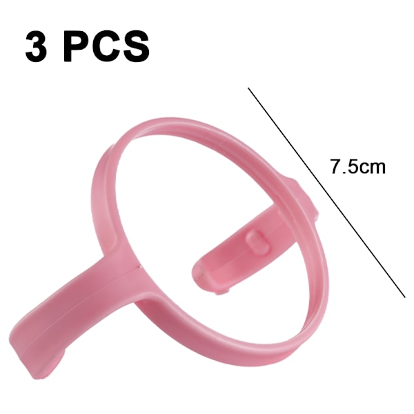 Bebismatningsflaskhållare, silikon, 3-pack