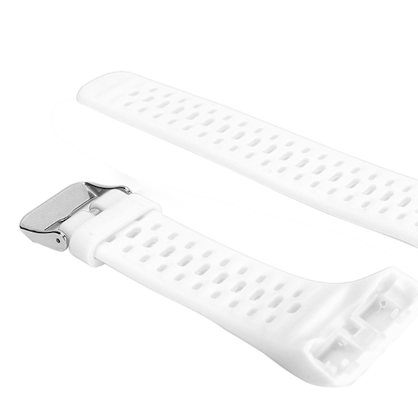 Armband för klocka, armband, ersättningsarmband med nål för demontering för POLAR M400/M430 Vit