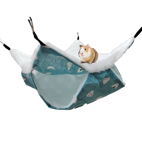 Hængekøje til små kæledyr, Ferret Bunkbed Hængekøje Bur Legetøj til Hamster