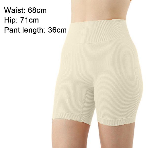 Women's Yoga Shorts Ribbed Seamless Exercise High Waist sports