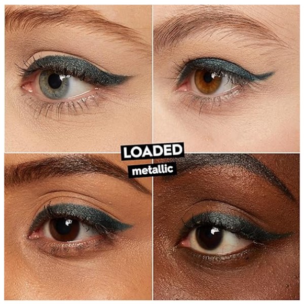 Vattentät Eyelinerpenna - Smudge-Proof - Långvarig, Krämig & Blendbar Formel - Spetsbar Spets