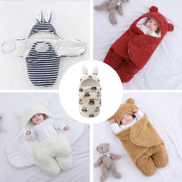 Ny höst/vinter flanell baby sovsäck
