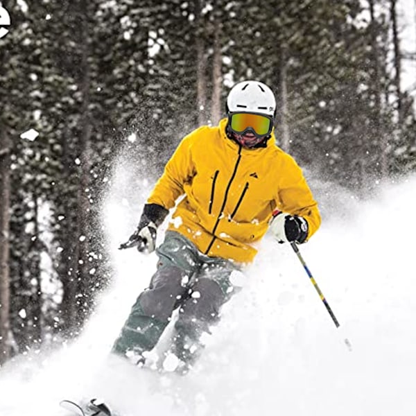 Skibriller med dobbelt lag anti-dugg for voksne