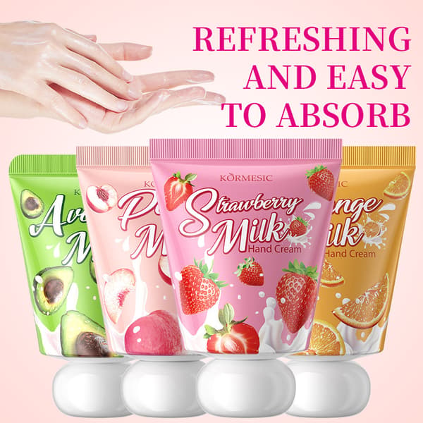 Moisturizing Fruit Milk Hand Cream - Hydrating and Nourishing Avocado